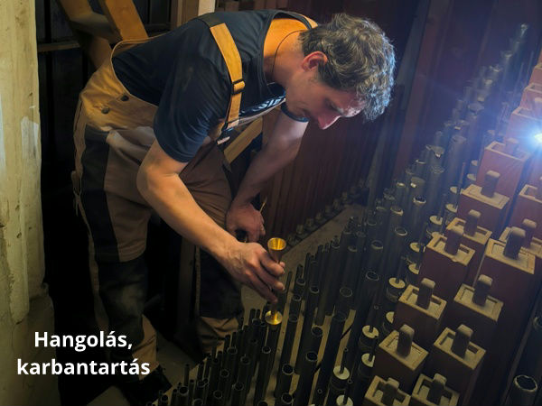 Orgonaépítési munka